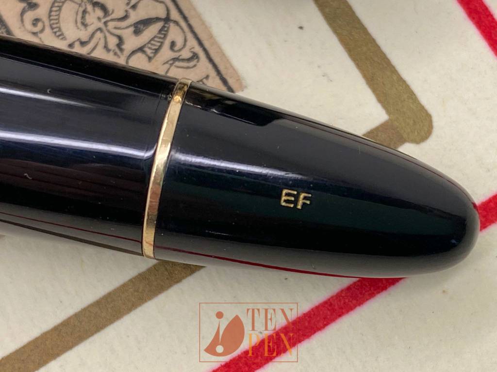 MONTBLANC 149G silver rings - black celluloid | Tenpen - By